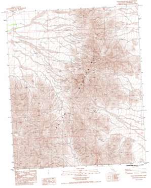 Palen Mountains USGS topographic map 33115g1