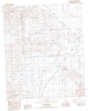 Porcupine Wash USGS topographic map 33115g7