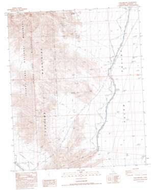 Coxcomb Mountains USGS topographic map 33115h3