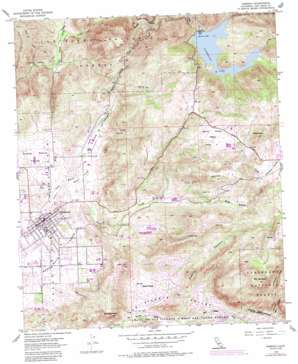 Ramona USGS topographic map 33116a7