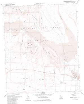 Borrego Mountain USGS topographic map 33116b2