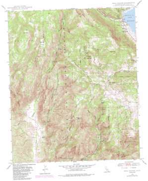 Mesa Grande USGS topographic map 33116b7