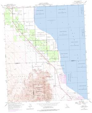Oasis USGS topographic map 33116d1