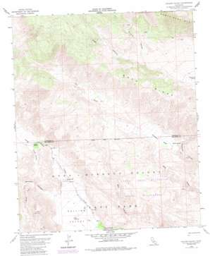 Collins Valley topo map