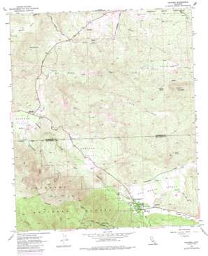 Aguanga USGS topographic map 33116d7