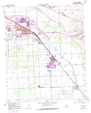 Indio USGS topographic map 33116f2