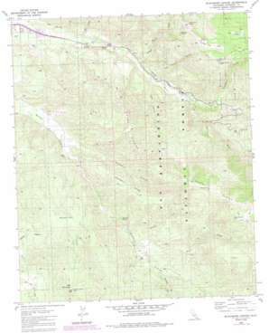 Blackburn Canyon USGS topographic map 33116f7