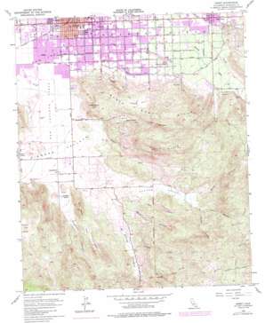 Hemet USGS topographic map 33116f8