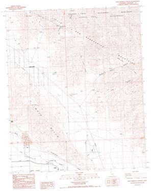 West Berdoo Canyon USGS topographic map 33116g2