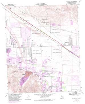 Cathedral City USGS topographic map 33116g4