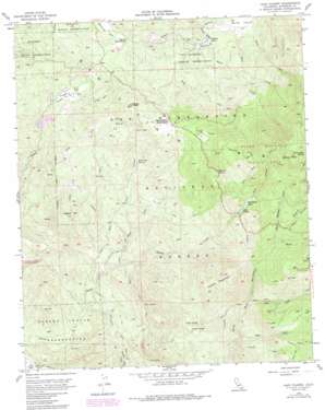 Lake Fulmor USGS topographic map 33116g7