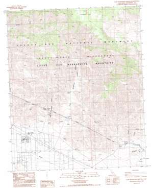 East Deception Canyon topo map