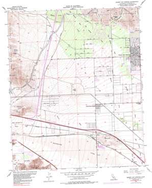 Seven Palms Valley USGS topographic map 33116h5