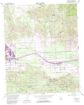 Cabazon USGS topographic map 33116h7