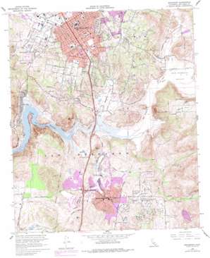Escondido USGS topographic map 33117a1