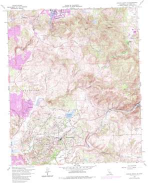 Rancho Santa Fe USGS topographic map 33117a2