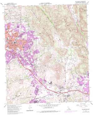San Marcos USGS topographic map 33117b2