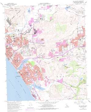 San Luis Rey USGS topographic map 33117b3