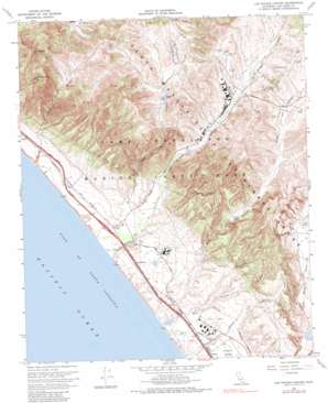 Las Pulgas Canyon USGS topographic map 33117c4