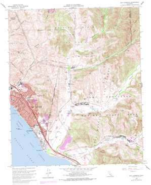 San Clemente USGS topographic map 33117d5