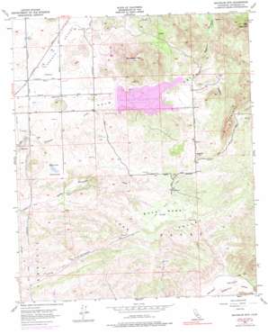 Bachelor Mountain USGS topographic map 33117e1