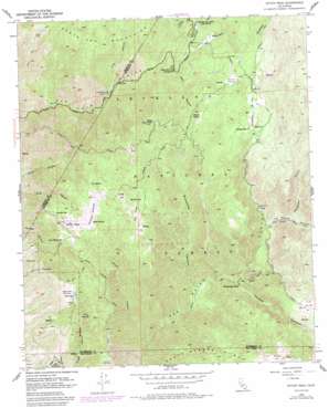 Sitton Peak topo map