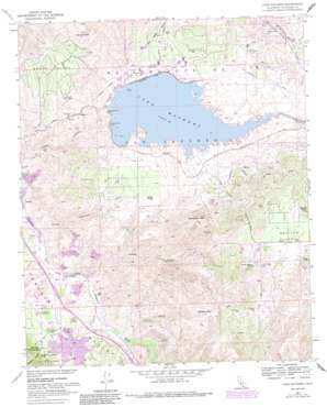Lake Mathews topo map