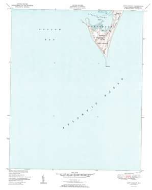 Cape Lookout topo map