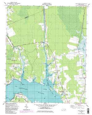 Core Creek USGS topographic map 34076g6
