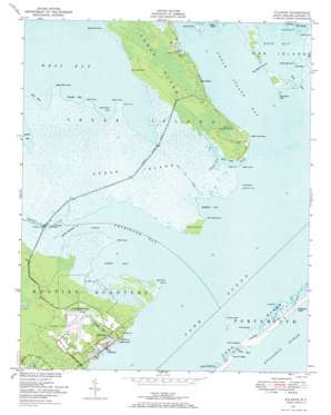 Atlantic topo map