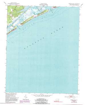Browns Inlet topo map