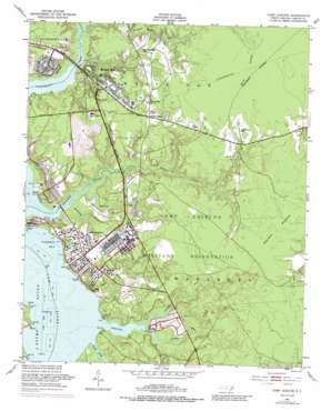 Camp Lejeune USGS topographic map 34077f3