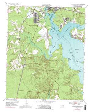 Jacksonville South topo map