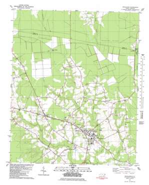 Richlands topo map