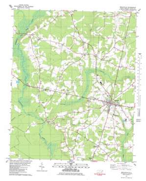 Beulaville USGS topographic map 34077h7
