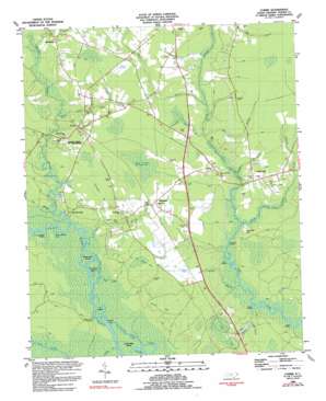 Currie topo map