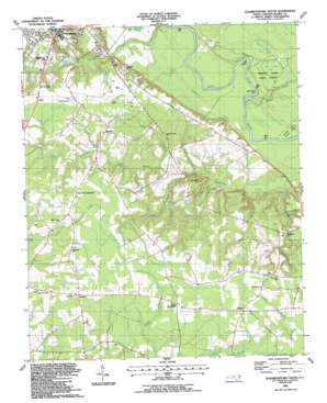 Elizabethtown South USGS topographic map 34078e5