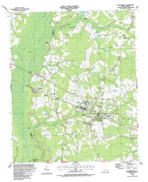 Bladenboro USGS topographic map 34078e7