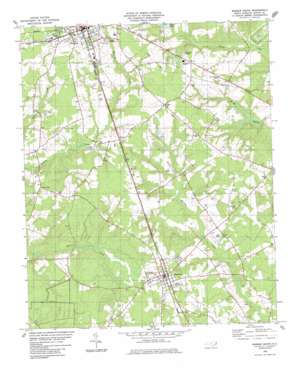Warsaw South USGS topographic map 34078h1