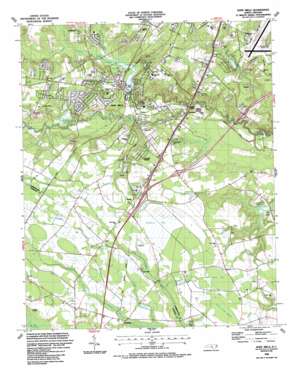 Hope Mills USGS topographic map 34078h8
