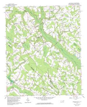 Gaddysville USGS topographic map 34079d2