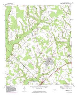 Rowland USGS topographic map 34079e3