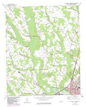 Northwest Lumberton USGS topographic map 34079f1