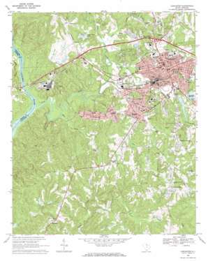 Lancaster USGS topographic map 34080f7