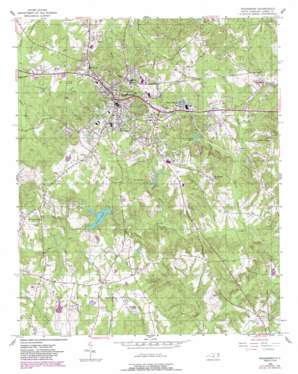 Wadesboro USGS topographic map 34080h1