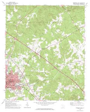 Newberry East topo map