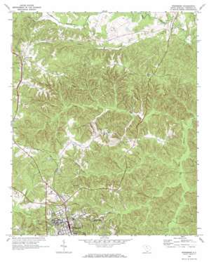 Winnsboro USGS topographic map 34081d1