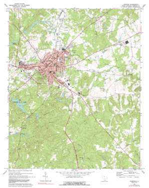 Baton Rouge USGS topographic map 34081f2