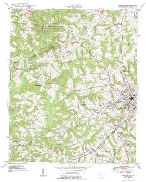 Abbeville West topo map