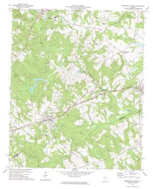 Danielsville South USGS topographic map 34083a2